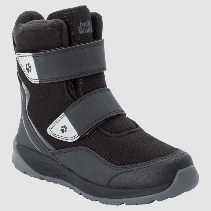 Botas Invierno Jack Wolfskin Polar Bear Texapore High Vc Niños Negros/Grises Mexico-5321967